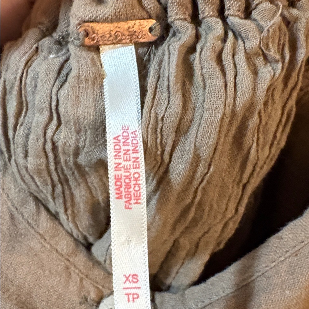 Free People Pick Me Up Mini Dress - Tan - Size XS - Picture 3 of 11